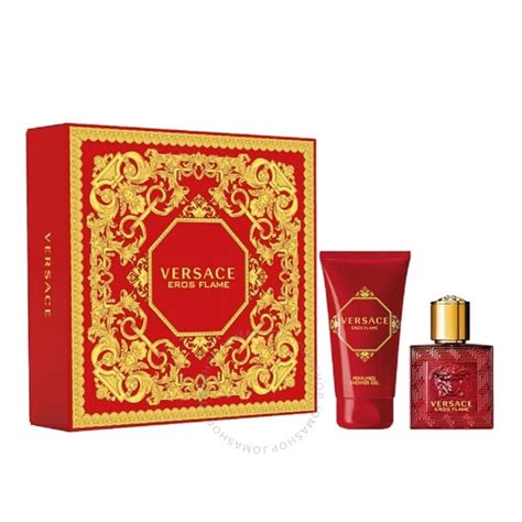 versace flam|Versace flame gift set.